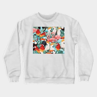 Exotic birds Crewneck Sweatshirt